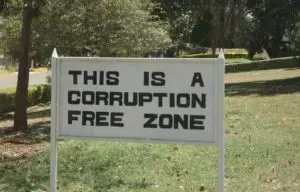 Photo of a sign which reads 