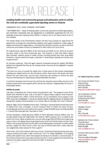 Screenshot of 7 Sept 2017 media release