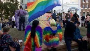 Photo of Pride rally